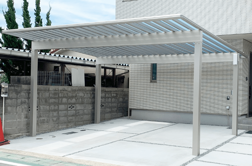 甲府市 カーポート・アプローチ