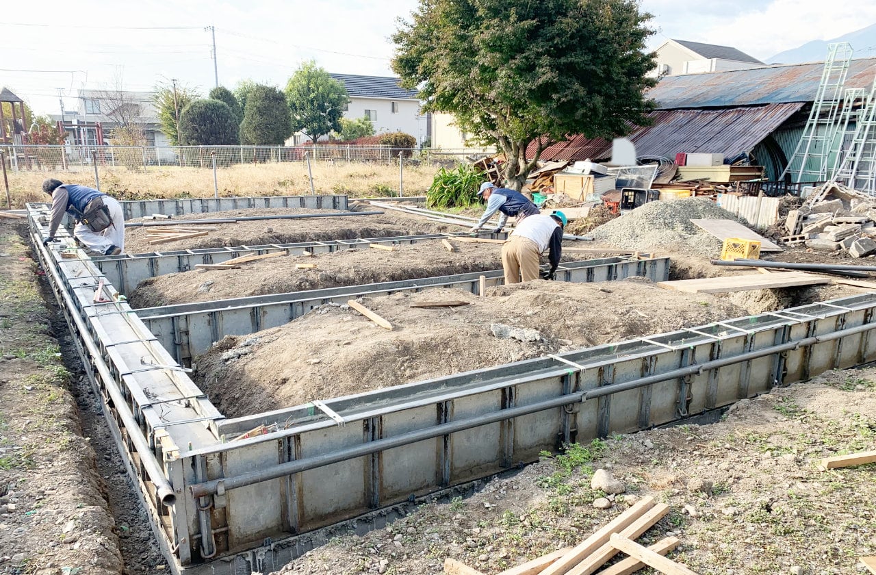 南アルプス市 倉庫新築 施工画像2